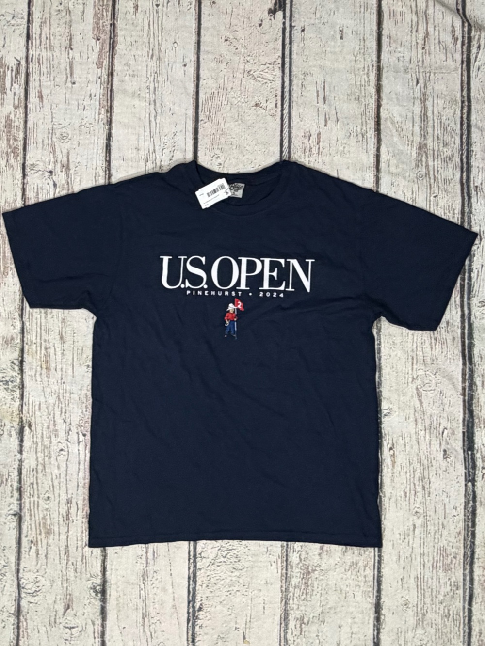 Pinehurst Golf 124th US Open Blue Crewneck Sports Preppy New Tshirt